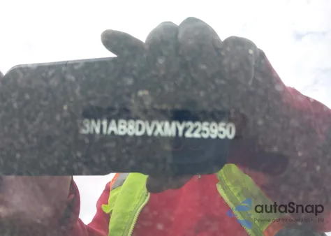 2021 Nissan Sentra Sr Xtronic Cvt из США, поврежденный, VIN 3N1AB8DVXMY225950